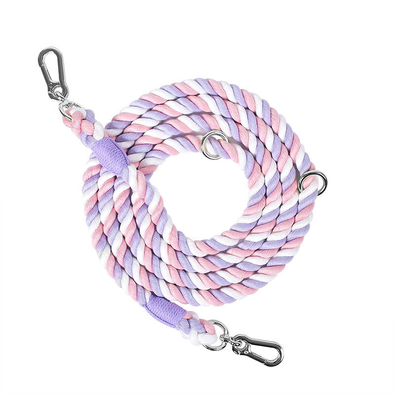 Multifunctional Ombre Rope Dog Leash