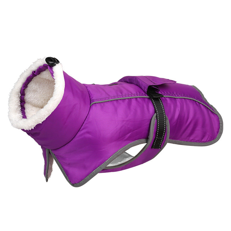 Cotton-padded Dog Coat For Winter