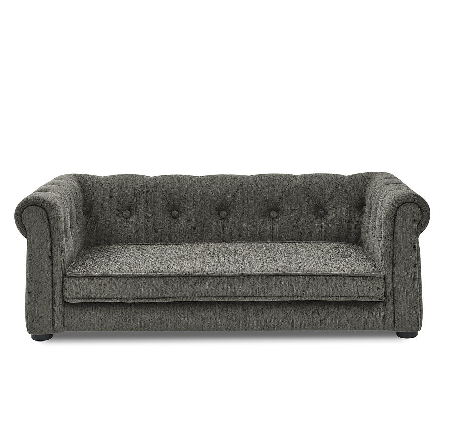 Contemporary Modern Sofa Dog Bed - Dark Grey