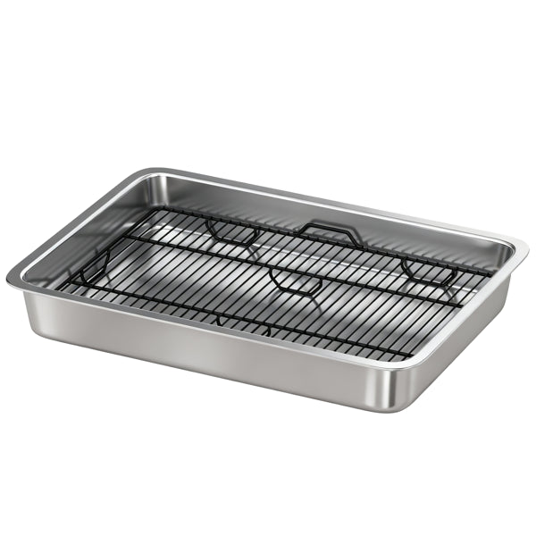 Easy-Clean Stainless Potty Tray for Dogs & Puppies .