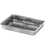 Easy-Clean Stainless Potty Tray for Dogs & Puppies .