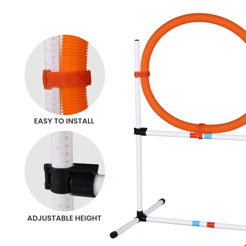 Dog Agility Equipment Set - Obstacle Course Training Exercises For Dogs (3PCS)