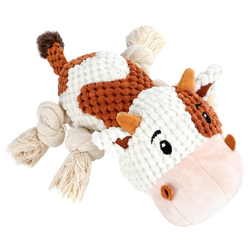 Cow Squeaky Dog Toy