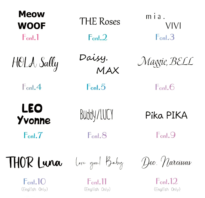 Personalized Dog ID Tags .