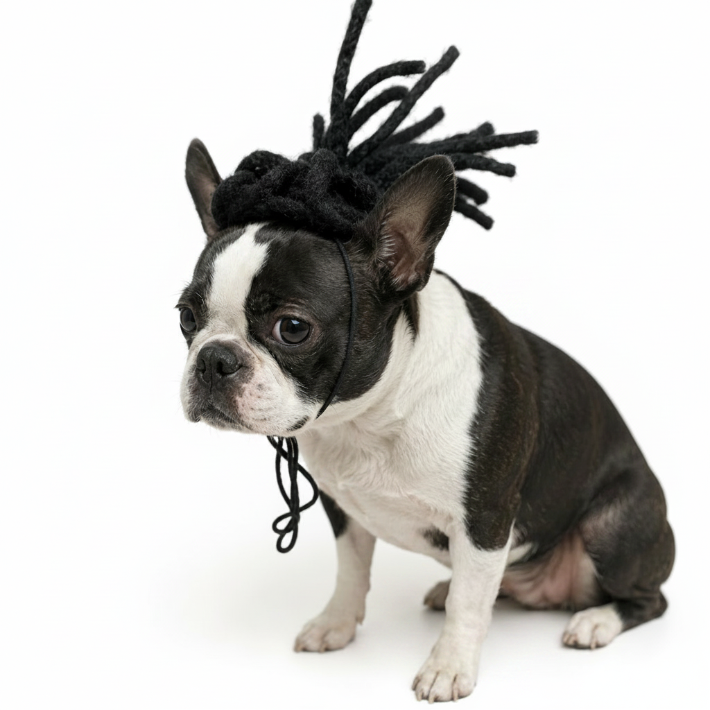 Funny Pet Dreadlocks Wig – Dog Costume Headpiece for Halloween & Photos .