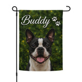Personalized Pet Photo Garden Flag | Custom Dog Garden Flag with Name .