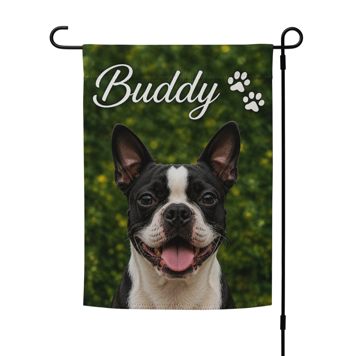 Personalized Pet Photo Garden Flag | Custom Dog Garden Flag with Name . Default Title