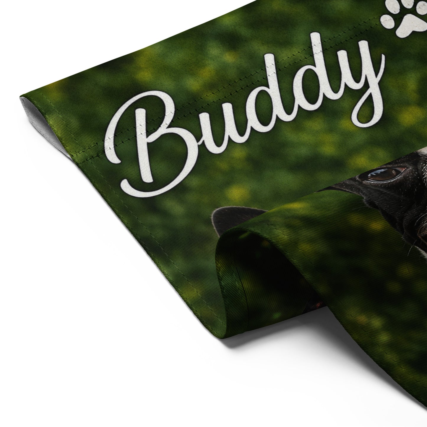 Personalized Pet Photo Garden Flag | Custom Dog Garden Flag with Name .