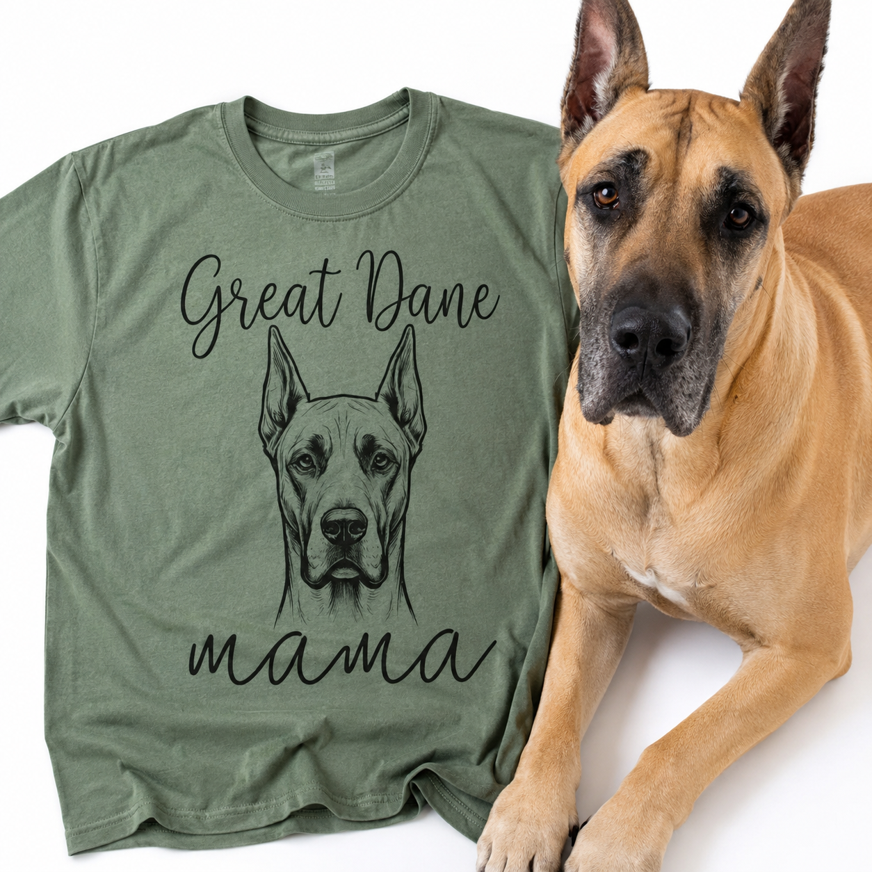 Great Dane Mama Mode Garment-dyed Heavyweight T-Shirt .