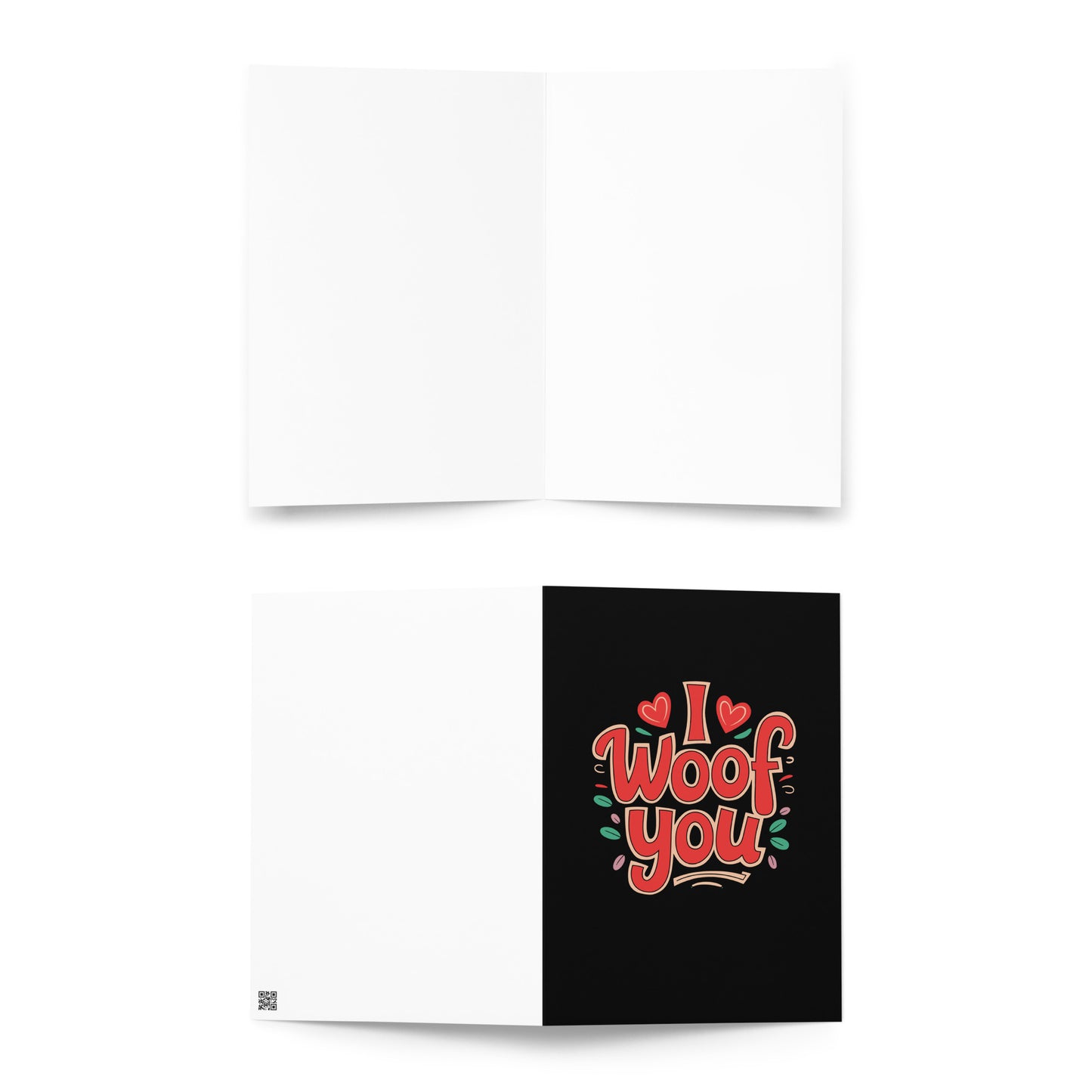 I Woof You Valentine's Day Greeting card