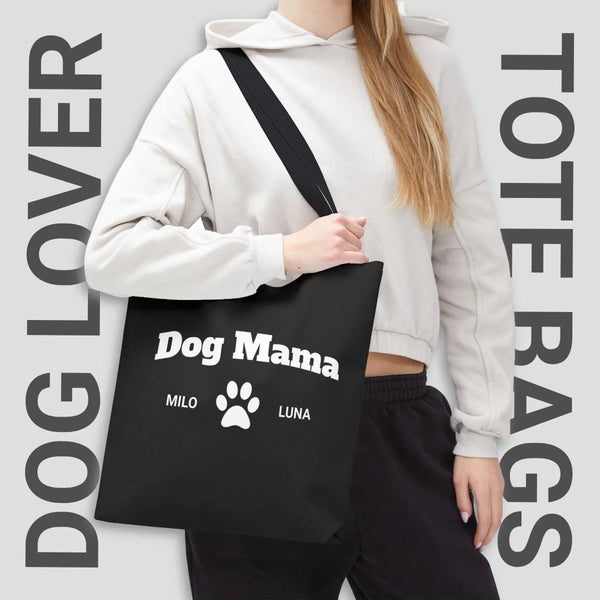 Personalized Tote Bag for Pet Lovers - Customizable with Your Pets' Names