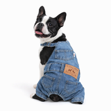 Denim Jeans Overalls For Dogs .