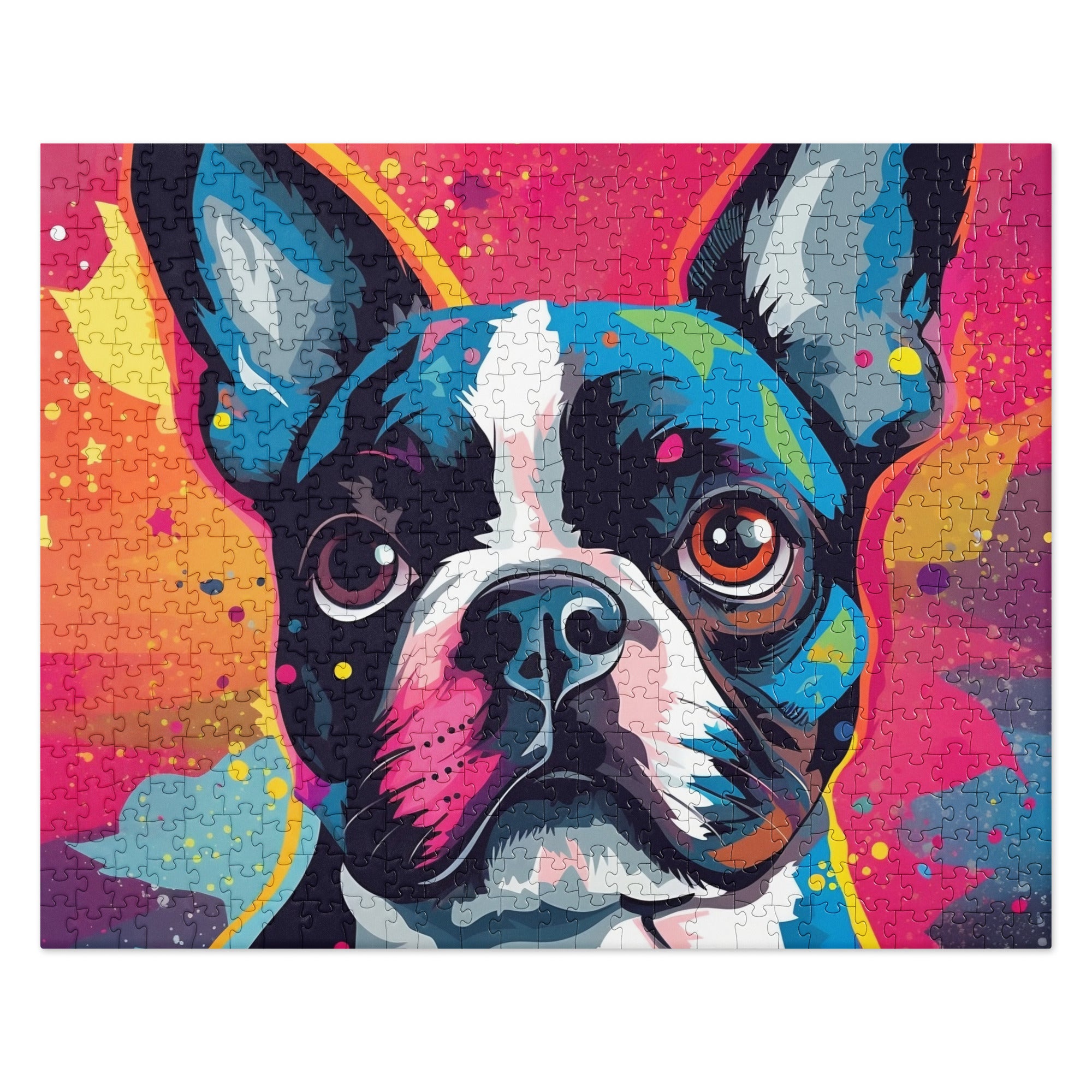 Boston Terrier Art Puzzle