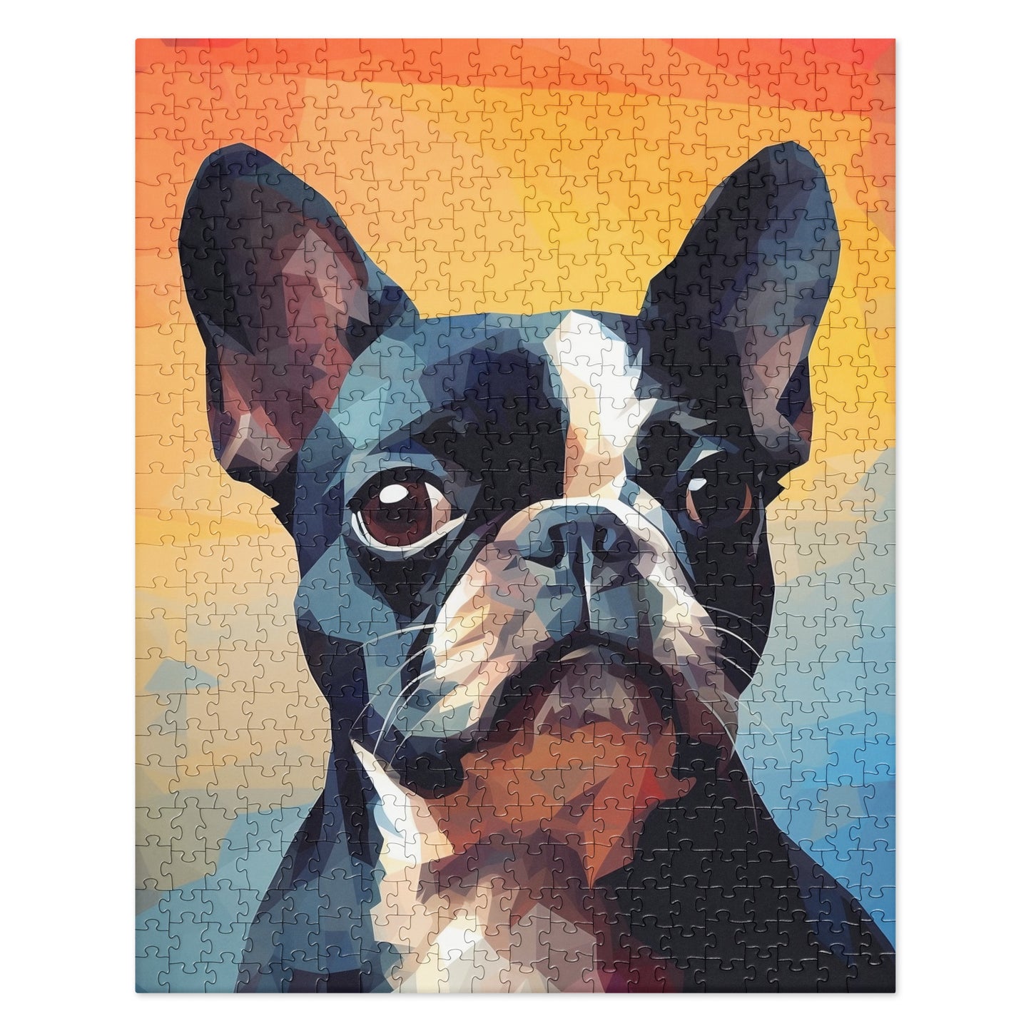 Boston Terrier Dog Puzzle