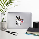 American Heritage Boston Terrier Dog Bubble-free Stickers