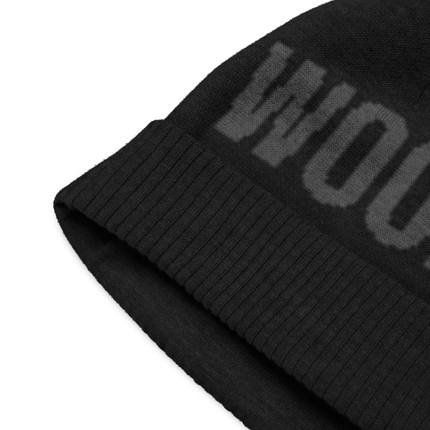 Woof Knitted Beanie .