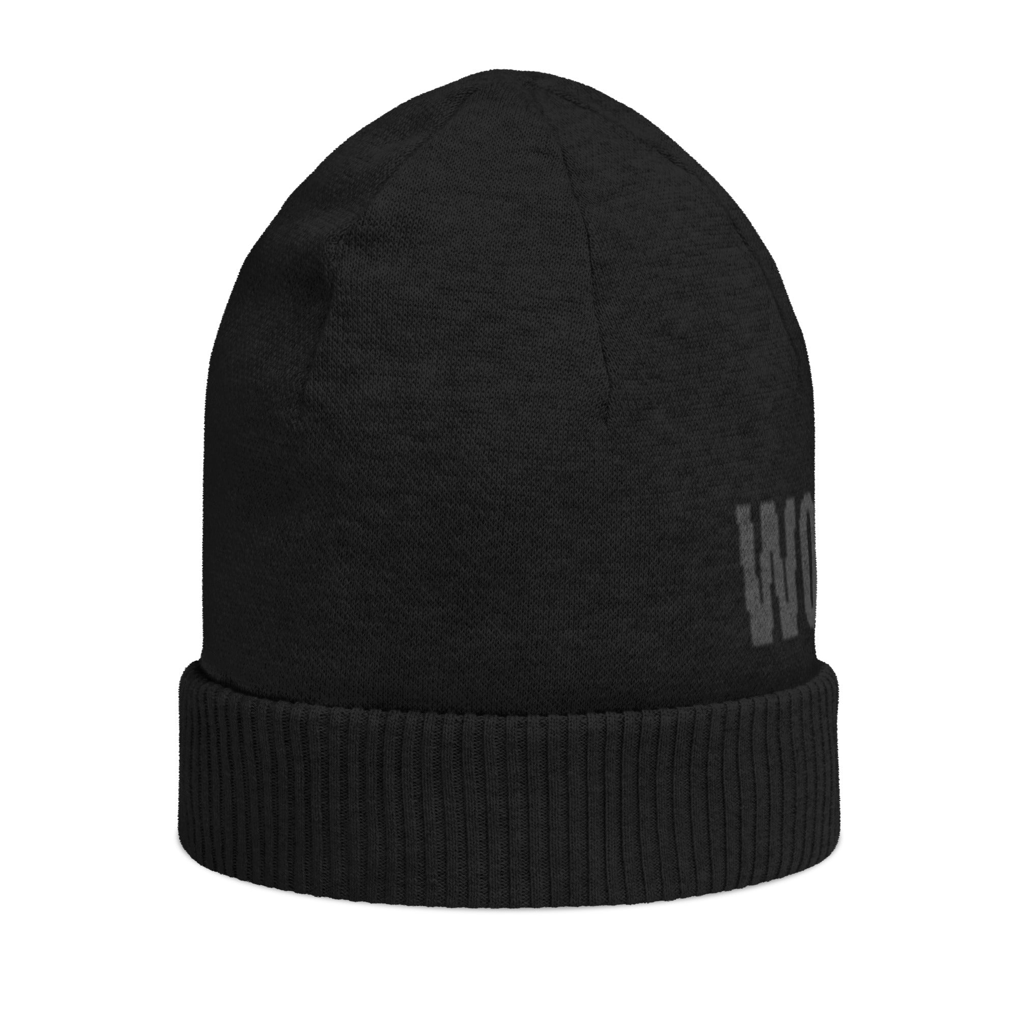 Woof Knitted Beanie .