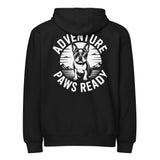 Adventure Paws Ready Premium Zip Hoodie . Black