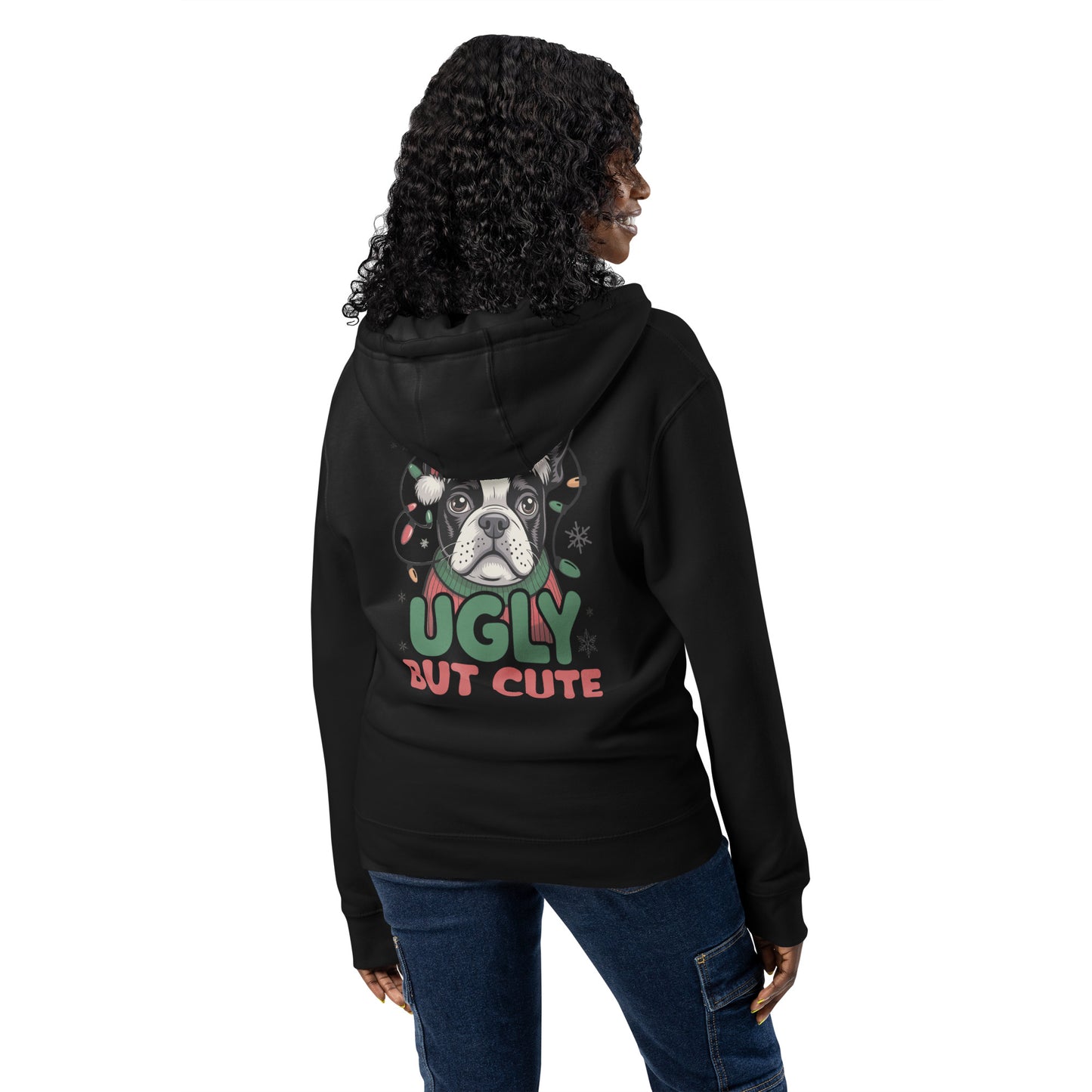 Ugly But Cute Premium Zip Hoodie .