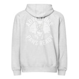 Adventure Paws Ready Premium Zip Hoodie . Heather Grey
