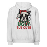 Ugly But Cute Premium Zip Hoodie . Heather Grey