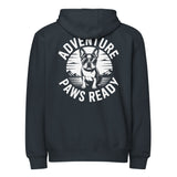 Adventure Paws Ready Premium Zip Hoodie . Navy