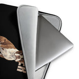 Brown Red Boston Terrier Dog Laptop Sleeve .