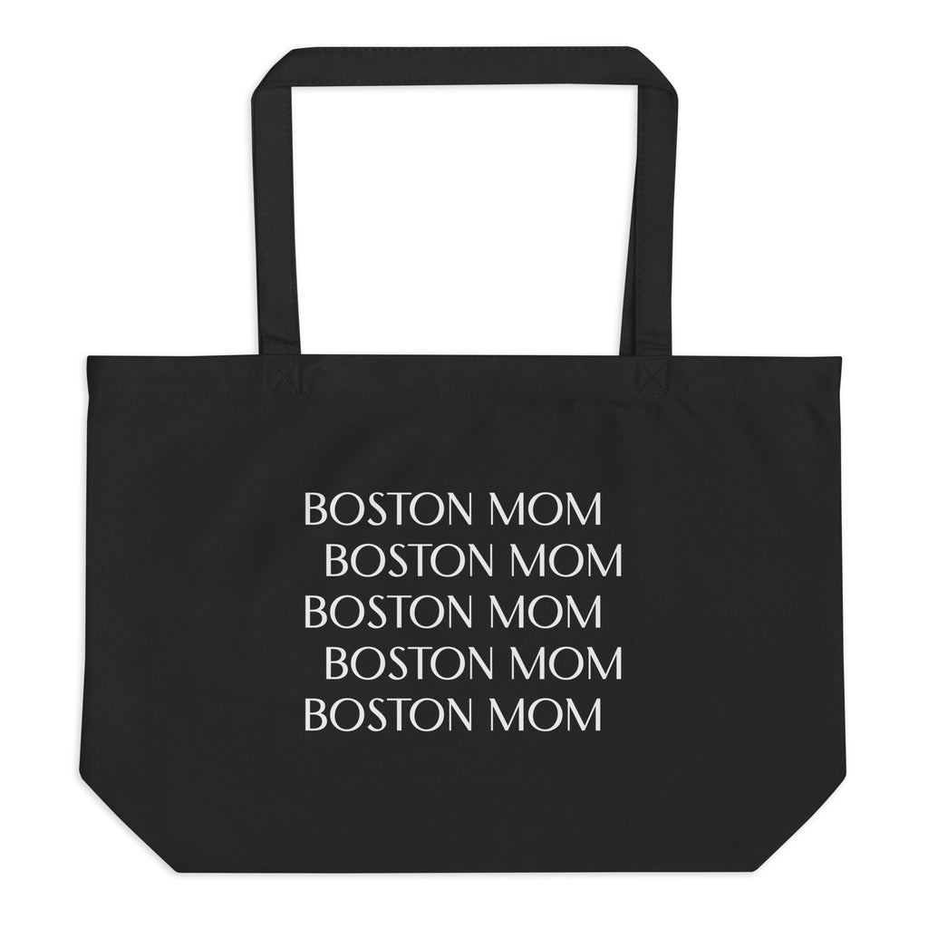 Boston Mom Large Organic Tote Bag