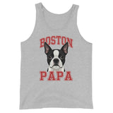 Boston Papa Tank Top . Athletic Heather
