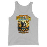 Stars And Birds Boston Terrier Dog Since 1875 Unisex Tank Top . Athletic Heather
