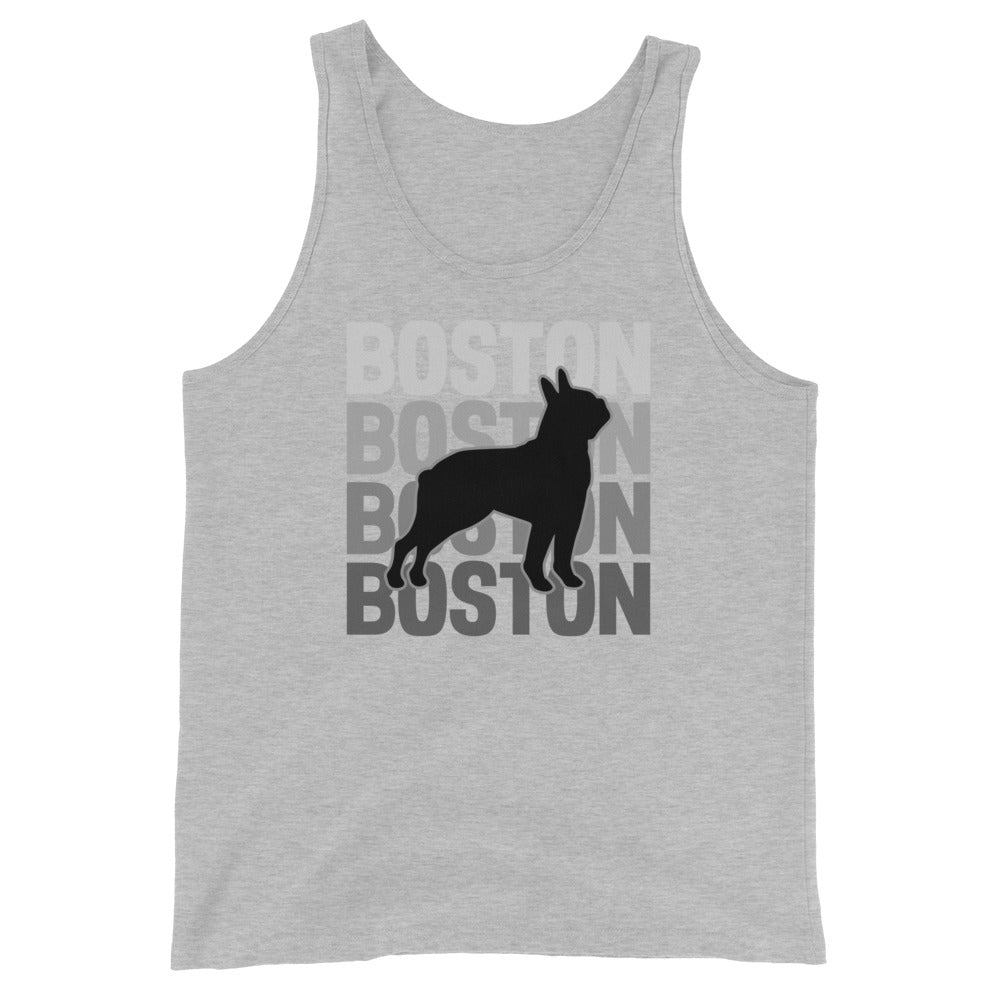 Boston Streetwear Unisex Tank Top . Athletic Heather