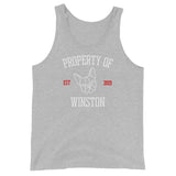 Property Of My Dog Custom Unisex Tank Top . Athletic Heather