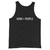 Dogs Are Greater Than People Unisex Tank Top