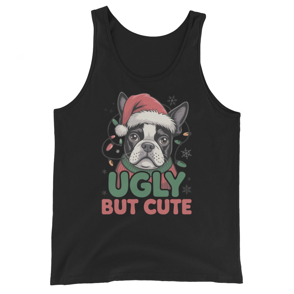 Ugly But Cute Unisex Tank Top . Black