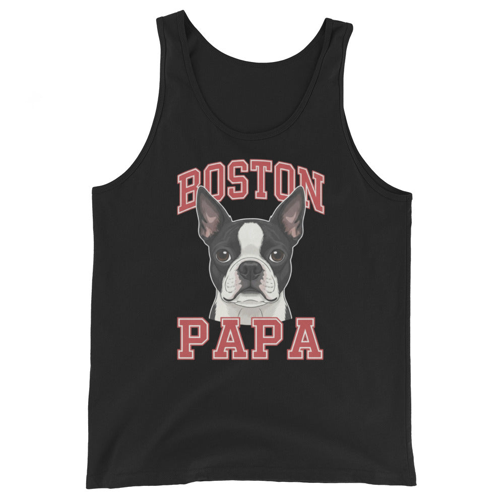 Boston Papa Tank Top . Black