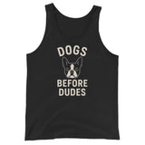 Dog Before Dudes Tank Top . Black