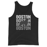 Boston Streetwear Unisex Tank Top . Black