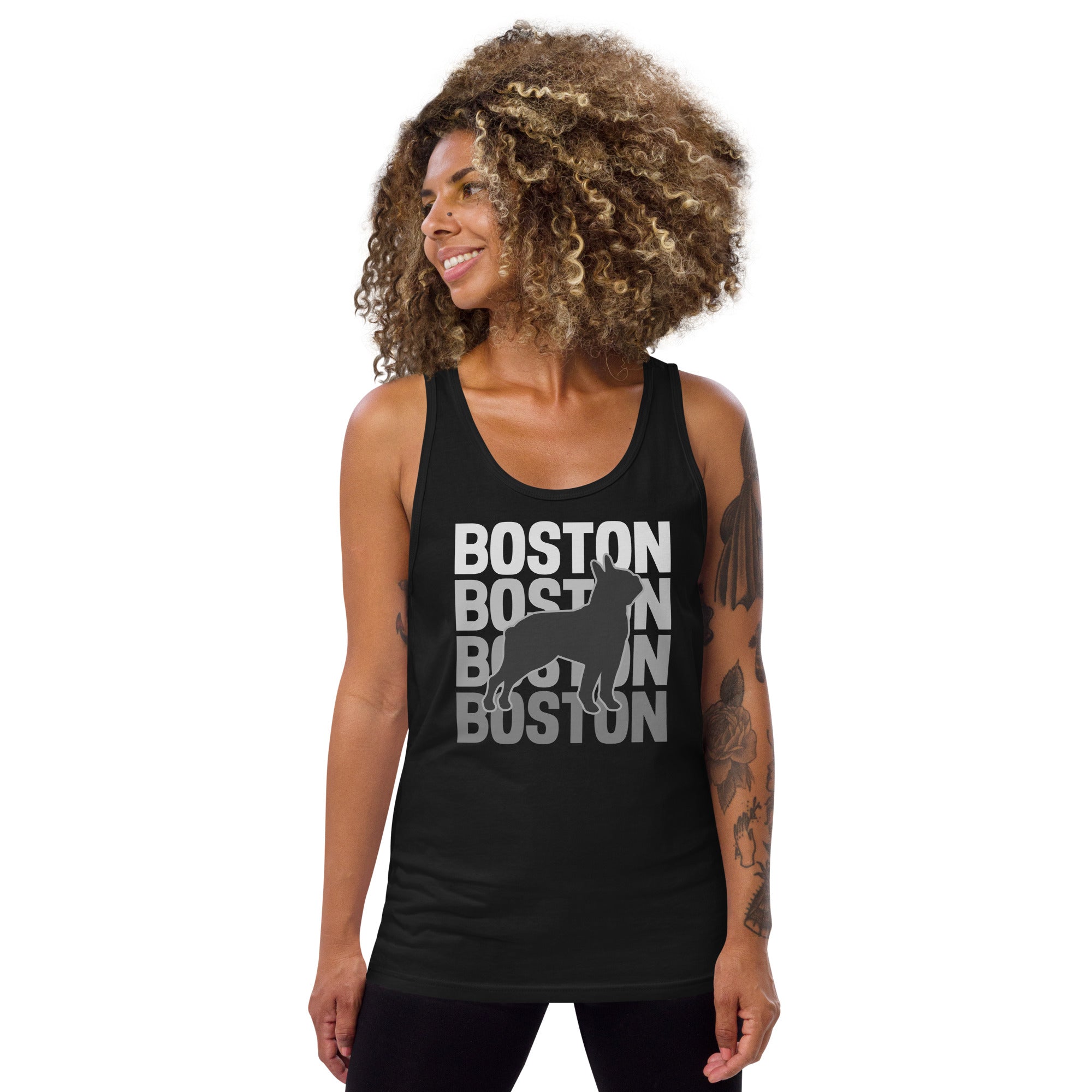 Boston Streetwear Unisex Tank Top .