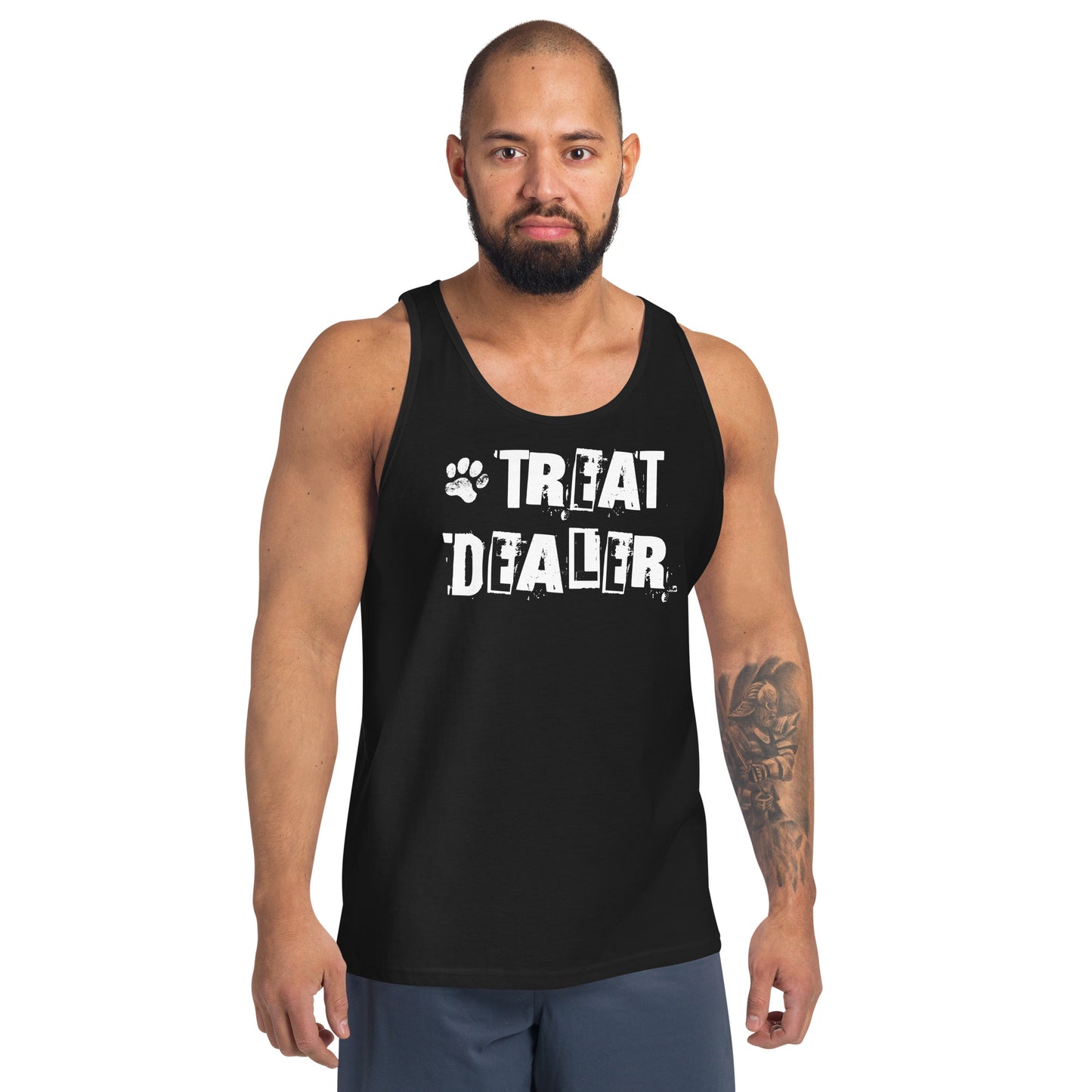 Dog Treat Dealer Unisex Tank Top .