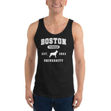 Boston Terrier University EST 1893 Unisex Tank Top .