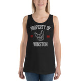 Property Of My Dog Custom Unisex Tank Top .