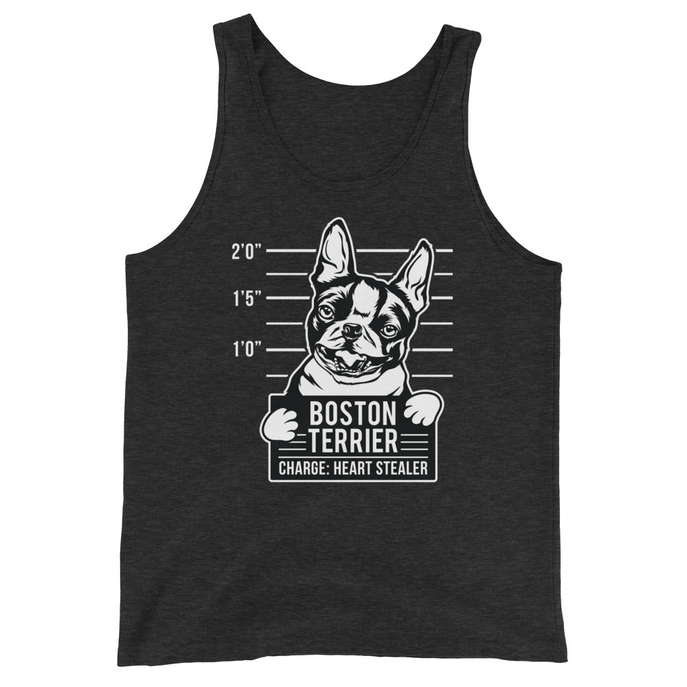 Boston Terrier Heart Stealer Unisex Tank Top