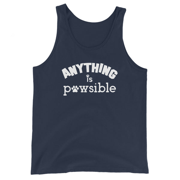 Anything Is Pawsible Unisex Tank Top