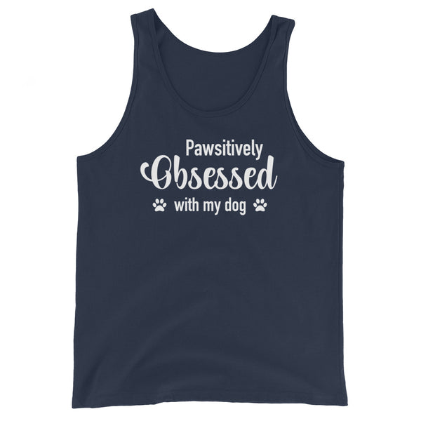 Pawsitively Obsessed With My Dog Unisex Tank Top