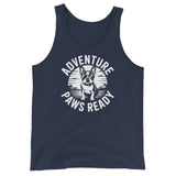 Adventure Paws Ready Unisex Tank Top . Navy
