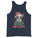 Ugly But Cute Unisex Tank Top . Navy