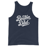 Boston Dad Tank Top . Navy