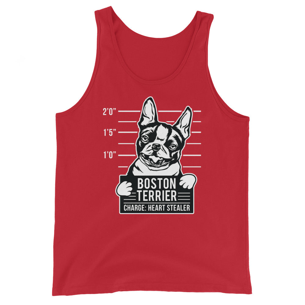 Boston Terrier Heart Stealer Unisex Tank Top