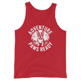 Adventure Paws Ready Unisex Tank Top . Red