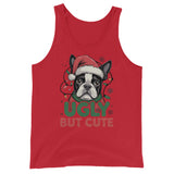Ugly But Cute Unisex Tank Top . Red